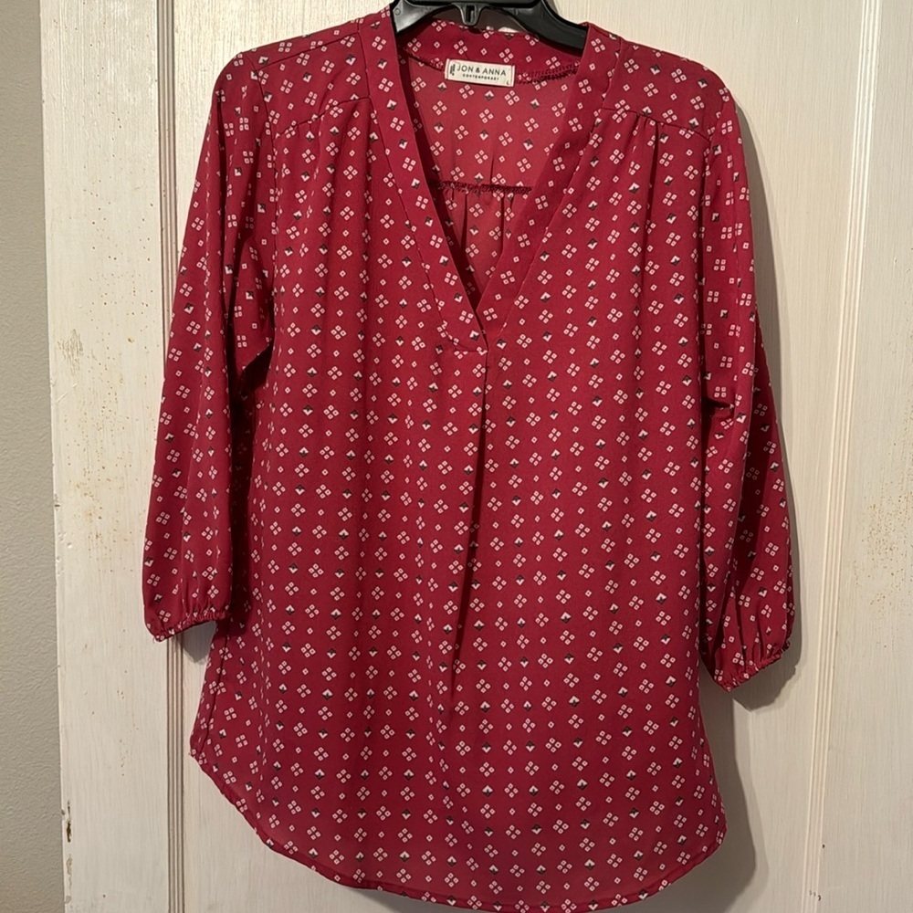 Jon & Anna  blouse size L